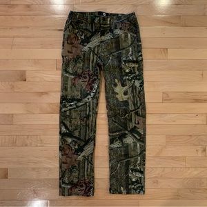 Mossy Oak youth boys size XL brown camo hunting pants camouflage